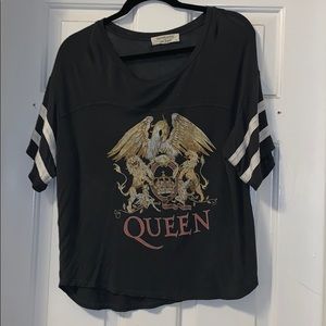 Queen football tee